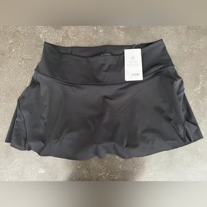 Womens Athleta Ace Tennis Skort 13.5" - Black - NWT